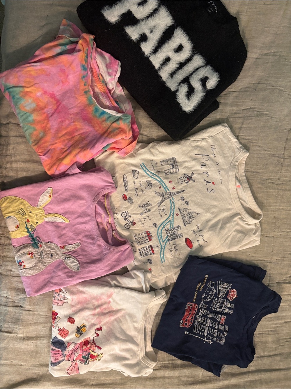 Kids Graphic Tees, Sweater Boden, J Crew Factory Bundle Medium